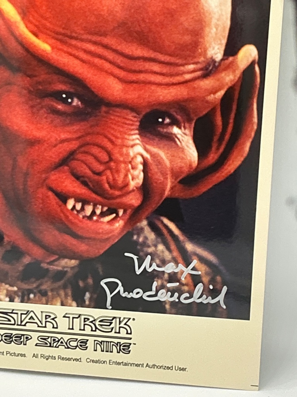 Star Trek Autographed Max Grodénchik Signed Rom Deep Space Nine 8x10 Photo DS9 - Picture 4 of 8
